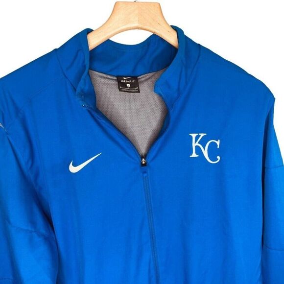 Nike | Therma-Fit MLB Kansas City Royals Full Zip Dugout Jacket Size L | EUC - Picture 4 of 15